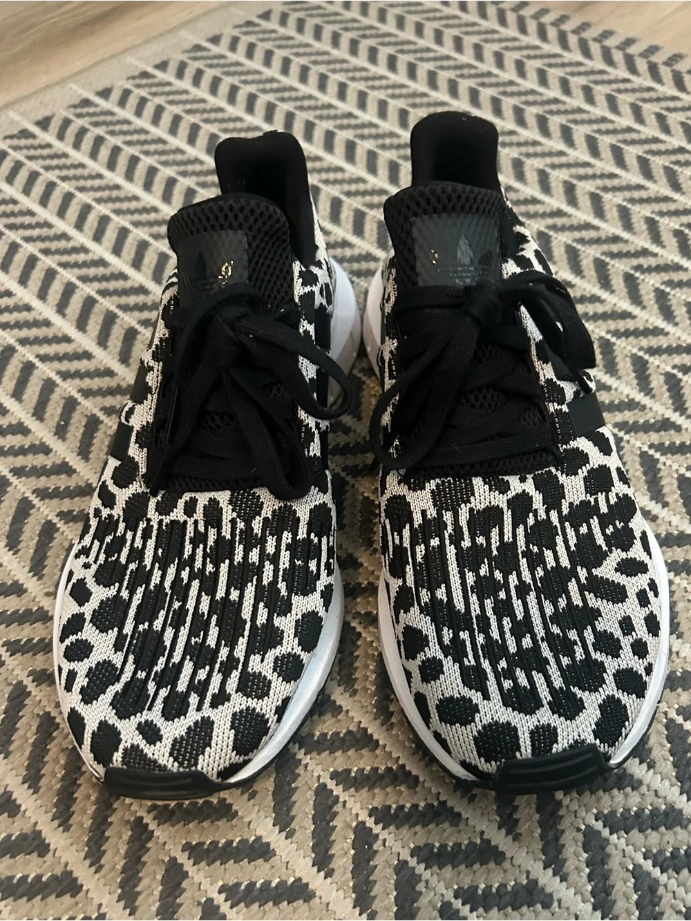 Adidas Women's Swift Run 1.0 Shoes- Leopard